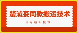 抖音96万粉丝账号【嫠㵄㚣】同款搬运技术-琴书聊项目