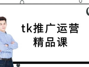 tk推广运营精品课-tiktok跨境电商教程-琴书聊项目
