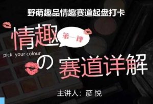 比高社群：情趣赛道训练营，野萌趣品情趣赛道起盘打卡，市场刚需项目-琴书聊项目