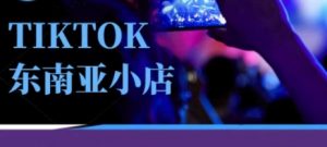 Tiktok东南亚跨境小店运营班，一门专业的TK小店运营培训课-琴书聊项目
