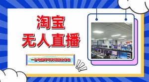 淘宝无人直播带货，单品打爆+搜索流打法，24小时必出单-琴书聊项目