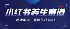 AI+可画生成小红书养生作品，新手暴力起号，矩阵操作，轻松日入3张+-琴书聊项目