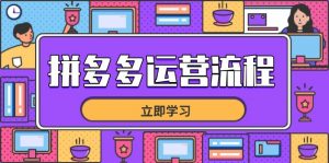 拼多多运营流程，从选品到流量，全链路运营技巧，助力店铺爆单-琴书聊项目