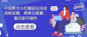 小说推文小红搬运玩法全流程实操，简单又粗暴，看完即可操作-琴书聊项目