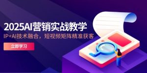 2025AI营销实战教学-5月，IP+AI技术融合，短视频矩阵精准获客-琴书聊项目