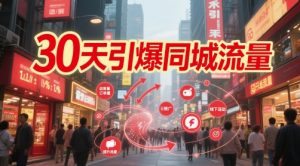 30天引爆同城流量：团购篇 认知篇 流量篇 来客篇 达人篇 老板人设IP篇 投流篇-琴书聊项目