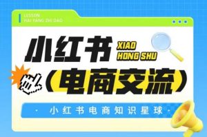 红薯电商知识星球，小红书电商交流-琴书聊项目