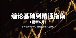 缠论基础到精通指南(更新6月-琴书聊项目