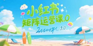 小红书矩阵运营课3.0：AI内容生产/伪原创技巧/批量产图/创业粉引流技术-琴书聊项目