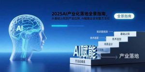 2025AI产业化落地全景指南，从基础认知到产业应用，AI赋能企业完整方法论-琴书聊项目