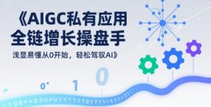AIGC私有化应用全链增长操盘手，浅显易懂从0开始，轻松驾驭AI-琴书聊项目