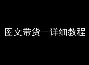抖音图文带货详细教程，简单易上手，小白都能学会-琴书聊项目