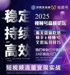 坏男孩电商视频号7月1号线下课，视频号短引、精细化模型打法，三频共振，无人，快手全站精细化运营-琴书聊项目