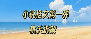 小说推文项目操作全流程第一弹，0粉就能做，门槛低非常适合新手-琴书聊项目