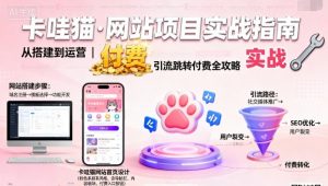 卡哇猫·网站项目，网站搭建与运营以及引流跳转付费-琴书聊项目