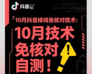 10月抖音掉线免核对技术,不保证百分百,自测-琴书聊项目