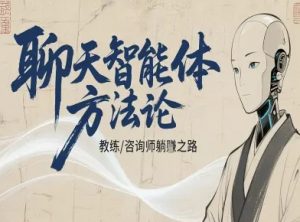 聊天智能体方法论-咨询师教师个人IP教程，咨询师教练躺賺之路-琴书聊项目