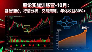 缠论实战训练营-10月：基础理论，行情分析，交易策略，年化收益80%+-琴书聊项目