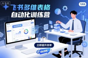 飞书多维表格自动化训练营，手把手教你告别重复处理，用多维表格开启高效办公新模式-琴书聊项目