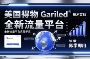 美国得物Gariled技术实战，全新流量平台实战干货，即学即用-琴书聊项目