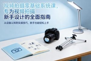 视频拍摄零基础系统课，专为视频拍摄新手设计的全面指南-琴书聊项目