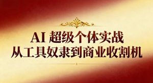 AI超级个体实战：从工具奴隶到商业收割机-琴书聊项目