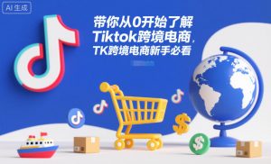 带你从0开始了解Tiktok跨境电商,TK跨境电商新手必看-琴书聊项目