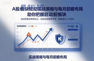 A股板块轮动实战策略与每月前瞻布局,助你把握启动前板块,规避风险,实现稳健盈利-琴书聊项目