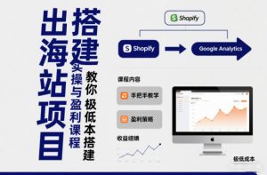 小淘出海站项目，搭建实操与盈利课程，手把手教你用极低成本搭建-琴书聊项目
