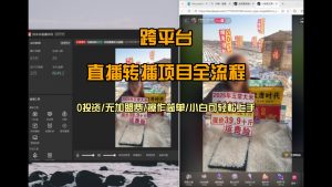 直播转播 每天每台电脑200+ 操作简单每天几分钟 小白两天上手-琴书聊项目