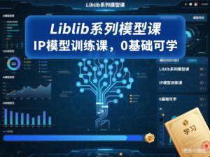 Liblib系列模型课,IP模型训练课,0基础可学-琴书聊项目