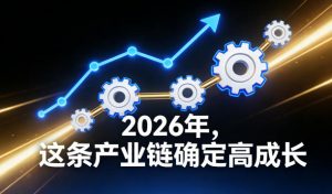 付费文章：2026年，这条产业链确定高成长-琴书聊项目