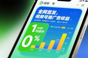 全网首发，视频号撸广告收益，无任何成本，每天操作1个小时即可，收益几十到几张-琴书聊项目