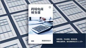 跨境电商财务课，核算逻辑、平台规则、账务处理，掌握全盘账务，胜任高薪岗位月入1.5万+-琴书聊项目