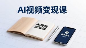 AI视频变现课，学完即可创作短片、接商单，实现副业增收，单项目报价可达千元-琴书聊项目