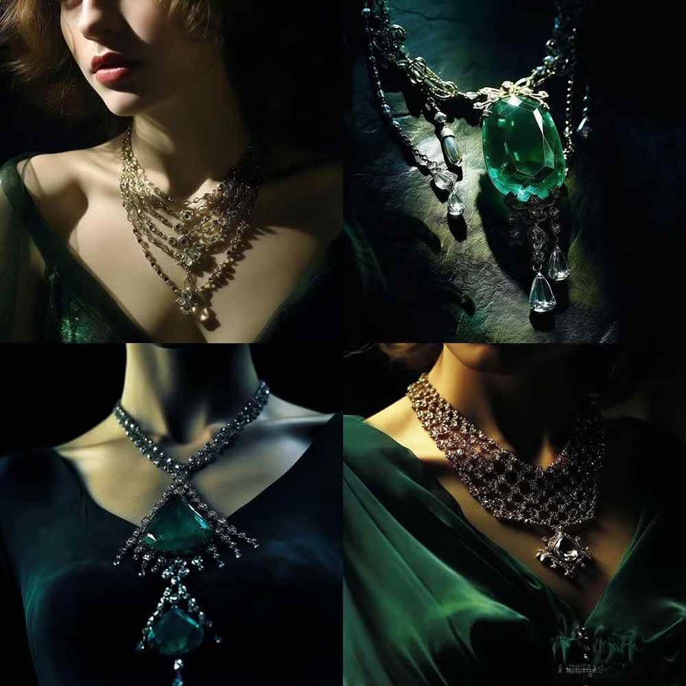 图片[2]-463个Midjourney珠宝摄影提示词：覆盖全品类珠宝，AI设计秒出专业效果-琴书聊项目