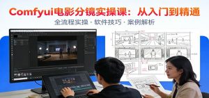 ComfyUI电影分镜实操课：分镜一致性，全流程AI视频制作，零基础也能做专业分镜-琴书聊项目