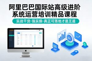阿里巴巴国际站高级进阶系统运营培训精品课程，实战干货，强实操，真正可落地才是王道-琴书聊项目