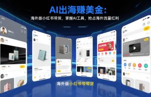 AI出海賺美金：海外版小红书带货，掌握AI工具，抢占海外流量红利(更新2026)-琴书聊项目