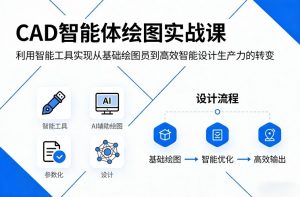 CAD智能体绘图实战课，利用智能工具，实现从基础绘图员到高效智能设计生产力的转变-琴书聊项目