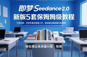 即梦Seedance2.0新版5套保姆级教程，干货拉满，手把手教你快速上手，轻松做出高质量AI短视频-琴书聊项目