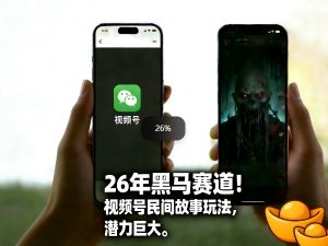 26年黑马赛道，视频号民间故事类玩法，潜力巨大，每日收益超5张-琴书聊项目