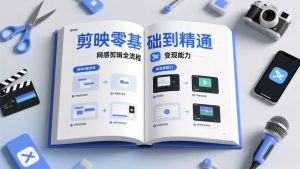 剪映零基础也能快速上手，从入门到精通掌握网感剪辑全流程，掌握能直接变现的剪辑能力-琴书聊项目