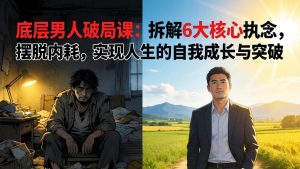 付费文章：底层男人破局课：拆解 6 大核心执念，摆脱内耗，实现人生的自我成长与突破-琴书聊项目