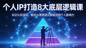付费文章：个人IP打造8大底层逻辑课：纠正认知误区，教你从零搭建长期稳定的个人影响力-琴书聊项目