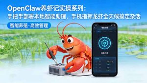 OpenClaw养虾记实操系列-更新：手把手部署本地智能助理，手机指挥龙虾全天候搞定杂活-琴书聊项目