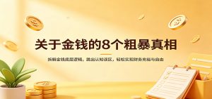 关于金钱的8个粗暴真相：拆解金钱底层逻辑，跳出认知误区，轻松实现财务充裕与自由-琴书聊项目