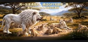 用一张普通图片，通过GPT写剧情，再用Seedance 2.0做动态演绎，居然能生成迪士尼风格搞笑动画-琴书聊项目