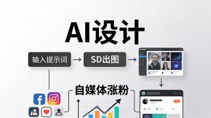 人人都是AI设计师：SD出图+自媒体涨粉一站教学，告别图文素材焦虑，AI设计让你轻松避开内卷-琴书聊项目
