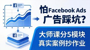 怕 Facebook Ads 广告踩坑？大师课分 5 模块教你做广告、搞扩量，还带真实案例抄作业！-琴书聊项目
